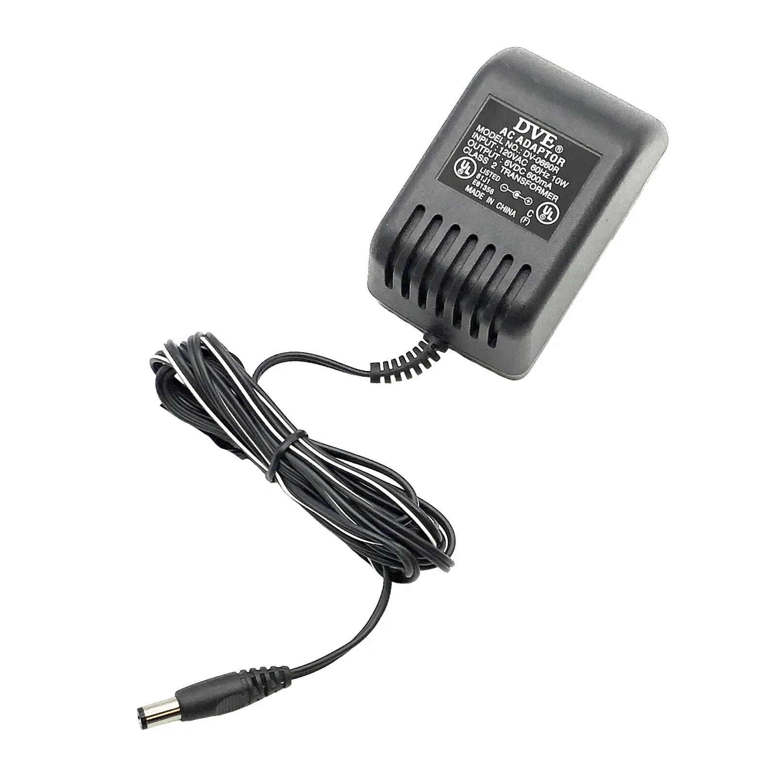 DVE DV-0660R 6V 600mA 3.6W AC DC Wall Adapter – Stable Power for Electronics & Toys US P
